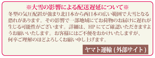 配送に関するお知らせはこちらから